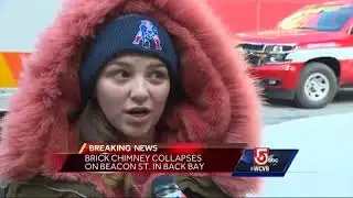 Chimney collapses during Back Bay building renovation