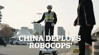 China rolls out robot cops in cities to push humanoid robots in daily life #china #robot #technology