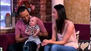 Chris Bisson shows off his adorable newborn Harry