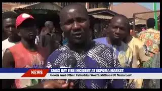 CHRISTMAS DAY FIRE INCIDENT AT EKPOMA MARKET