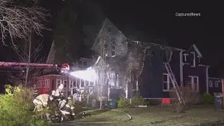 Christmas Eve fire destroys suburban home