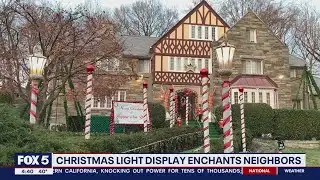 Christmas light display enchants neighbors in Northwest D.C. | FOX 5 DC