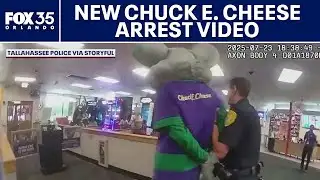 Chuck E. Cheese arrest: Body cam video shows mascot takedown