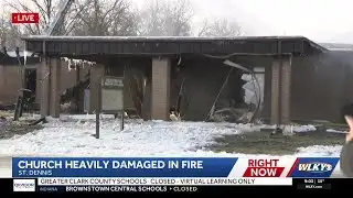 Church in Louisville heavily damaged by fire