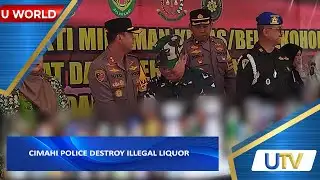 Cimahi Police Destroy Illegal Liquor | U World | UTV