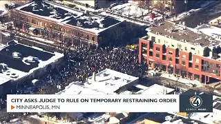 City asks judge to rule on temporary restraining order