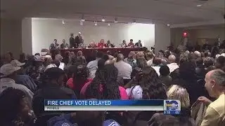 City council tables vote for interim fire chief