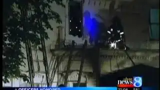 City honors officers who saved 4