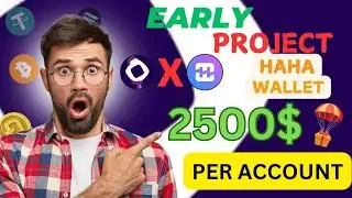 🤑Claim 2500$ with this Inside apk | HAHA Wallet Biggest airdrop | Without investing 0$