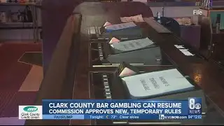 Clark County bar gambling can resume, temporary rules approved