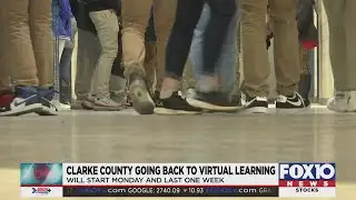 Clarke County schools going back to virtual learning