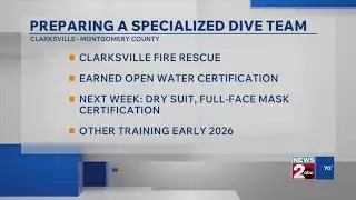 Clarksville Fire Rescue preparing specialized dive team