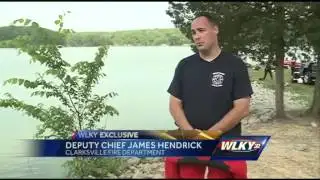 Clarksville firefighters training for diving, rescue operations