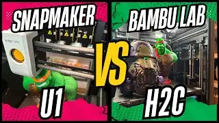 Clash of the New Printers Snapmaker U1 vs Bambu Lab H2C