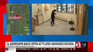 Classrooms reopen at Duxbury middle school damaged by flooding