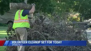 Clean Green Springfield cleanup volunteers hard at work 