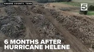 Clean-up 6 months after Helene in Greene County