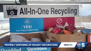 Cleaning up after the holidays? Here’s what can be recycled