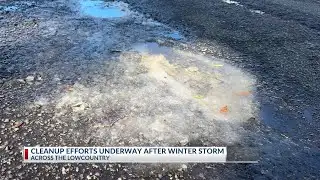 Cleanup efforts underway after winter storm