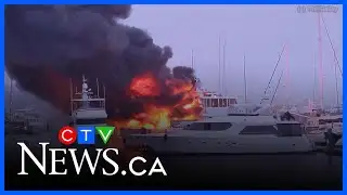Cleanup underway after fire destroys yachts