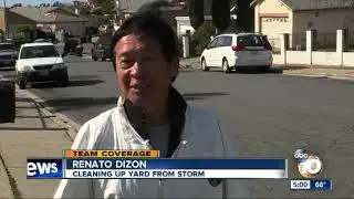 Cleanup underway following 1st major storm