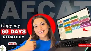 Clear AFCAT 1 2026 in 1st Attempt - New pattern Self Study preparation plan |Vaishalli (AIR 26)