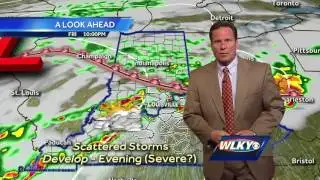 Clear to mostly cloudy skies