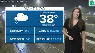 Cleveland area Weather Impact Alert forecast: Rain changes into lake effect snow