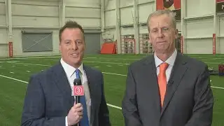 Cleveland Browns Head Coach Todd Monken talks one-on-one with Nick Camino