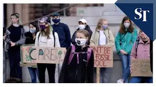 Climate change protests resume around in the world