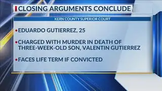 Closing arguments conclude in child murder trial