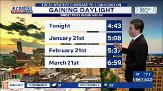 Clouds and Showers Linger into Monday - Big Warmup Tuesday Onward