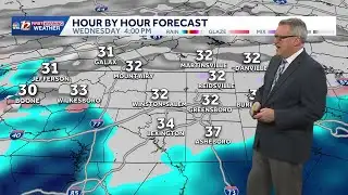Clouds bring showery weather late Tuesday | Wet and wintry weather possible Wednesday
