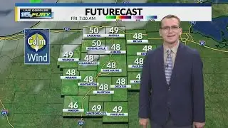 Clouds increase late this Friday morning