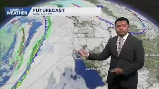 Clouds increasing Tuesday with slight chance of rain