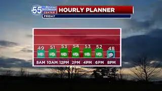 Clouds linger Friday, staying mild