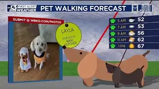 Clouds move out this afternoon!