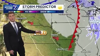 Cloudy and cool Wednesday afternoon, much more mild on Thursday