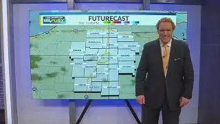 Cloudy but warmer afternoon with more cold air on the way