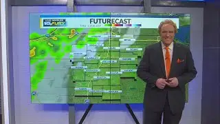 Cloudy with spring-like temperatures today and Arctic air tonight