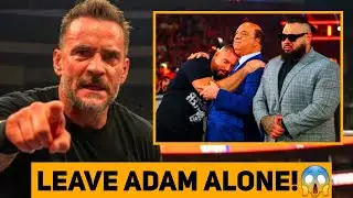 CM PUNK SENDS BRUTAL WARNING TO THE VISION," LEAVE ADAM PEARCE ALONE!