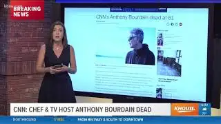 CNN" Chef, TV host Anthony Bourdain dead from apparent suicide