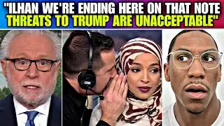 CNN Host ABRUPTLY ENDS Ilhan Omar Interview After Threats Towards Trump