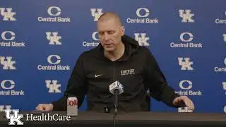 Coach Pope Press Conference - Pre-Arkansas Press Conference presented by UKHealthCare