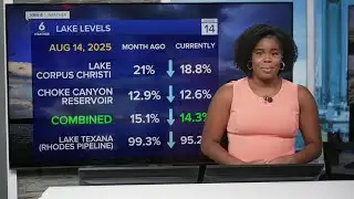 COASTAL BEND DROUGHT CONDITIONS UPDATE - AUG. 14, 2025