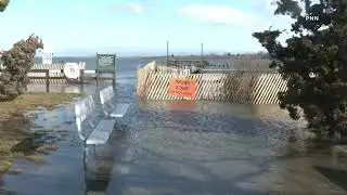 Coastal Flooding, Rough Surf Impacts Jones Beach State Park