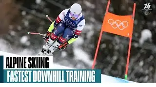 Cochran-Siegle posts fastest time in downhill training run