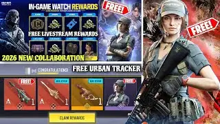 Codm 7th Anniversary Free Urban Tracker | Codm 2026 New collaboration|New Mythic Melee Weapon leaks 