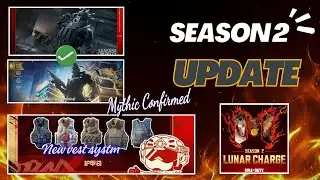 CODM Season 2 Update 🔥 | Lunar Charge, New Vest System, BR & DMZ Changes! | #codm  #deathbringer
