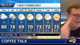 Coffee Talk: Cool morning, but rain is arriving!